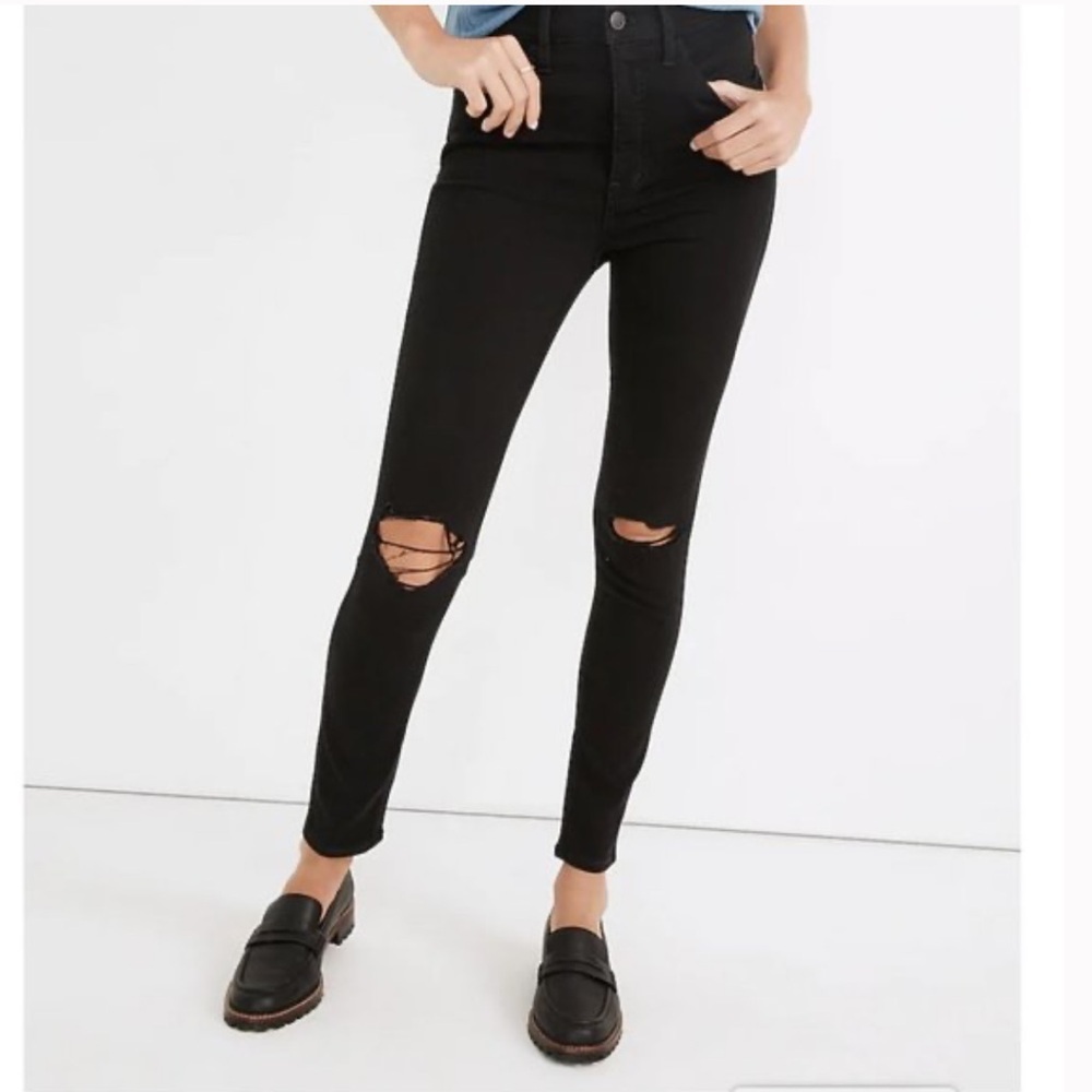 Madewell 10” Roadtripper black jeans